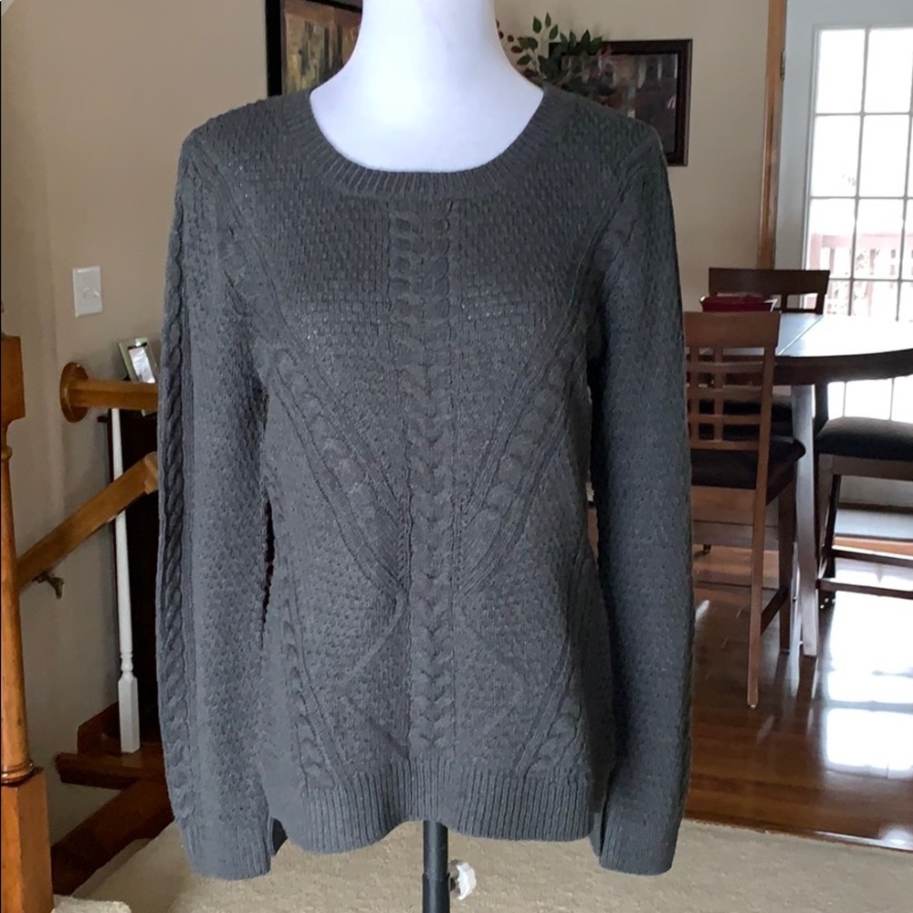 HIPPIE ROSE Cable Pullover Sweater